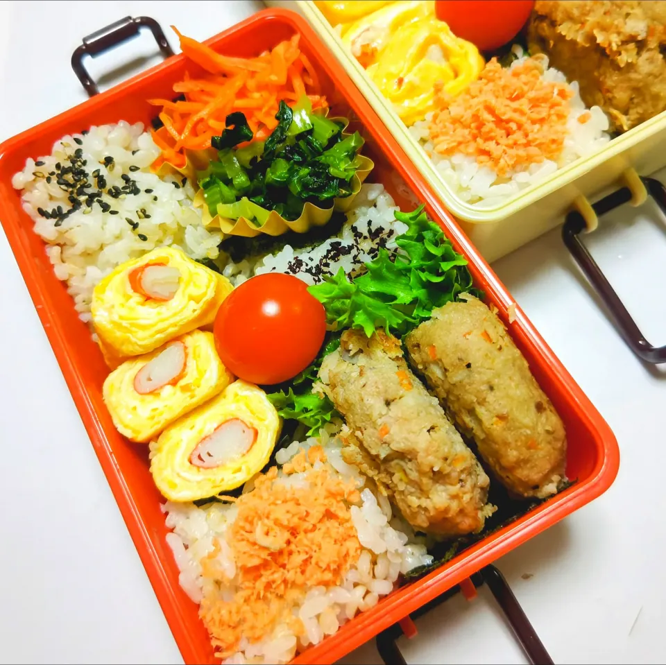 蓮根入り味噌味ハンバーグのお弁当|魔女の食卓さん