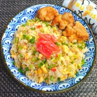 簡単めちゃウマ♪つぶみそでみそ変!みそマヨかに玉チャーハン