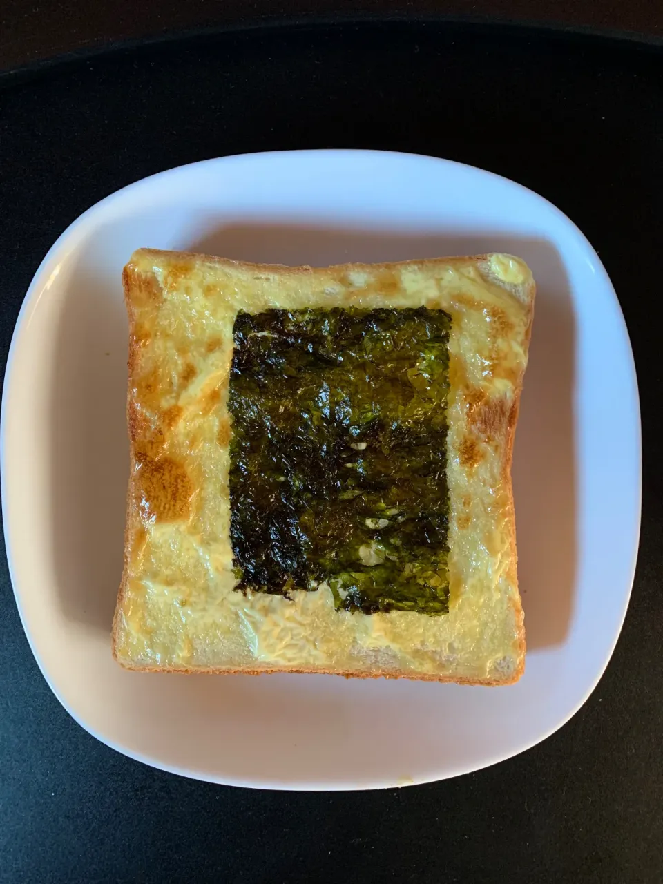 韓国海苔とレモスコマヨネーズトースト|そらまめさん