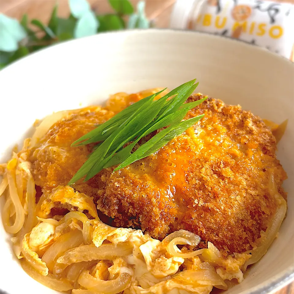 つぶみそで"カツ丼"|みずほさん