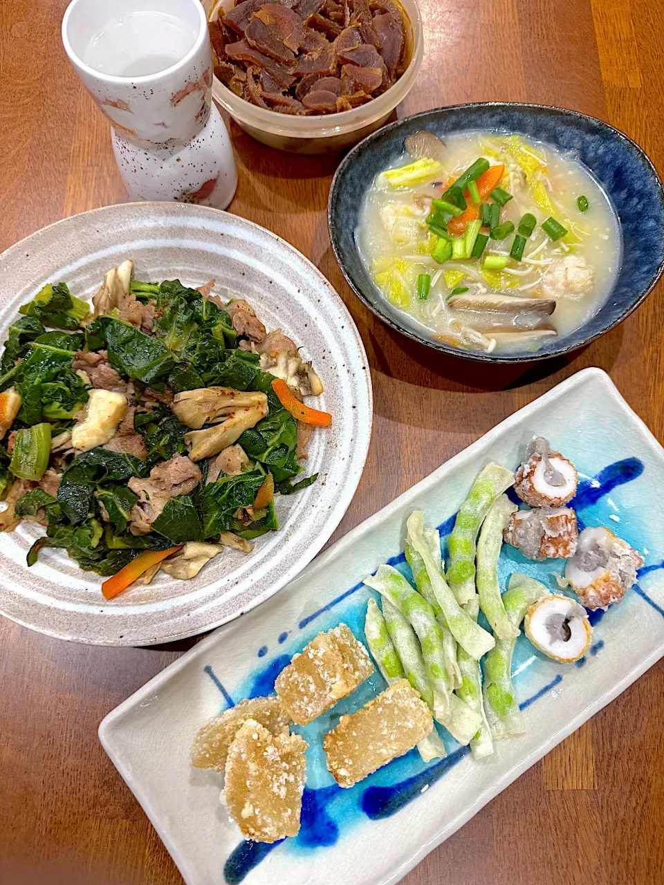 今日も野菜中心の晩ご飯🥬|sakuramochiさん