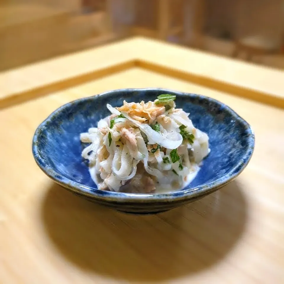 大根とシソのツナマヨサラダ🐟|森のごはん屋さんさん