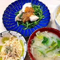 白身魚の蒸し物胡麻ソースがけ|キヨさん