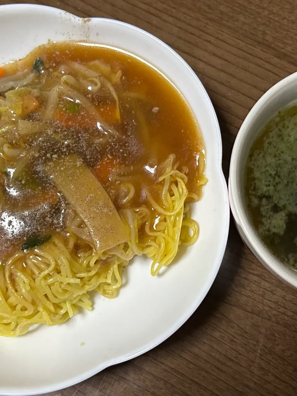 あんかけ焼そばと海苔のお吸物|Morito Kamiyaさん