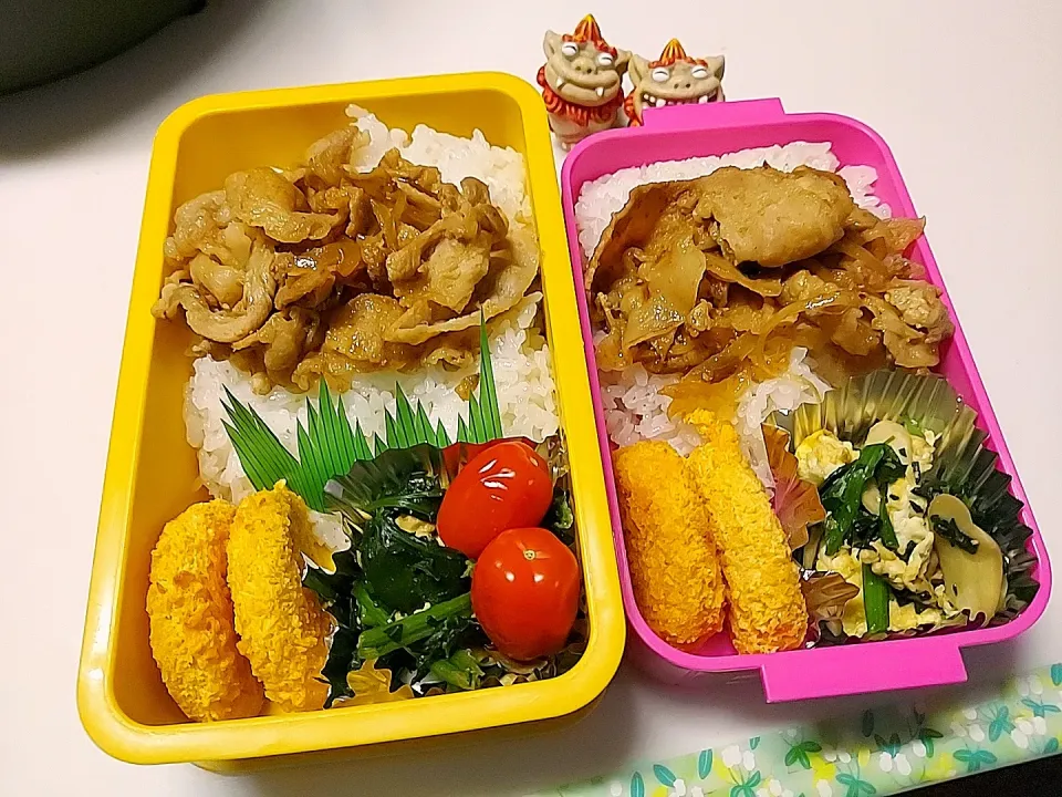 夫弁当､私弁当|みどりさん