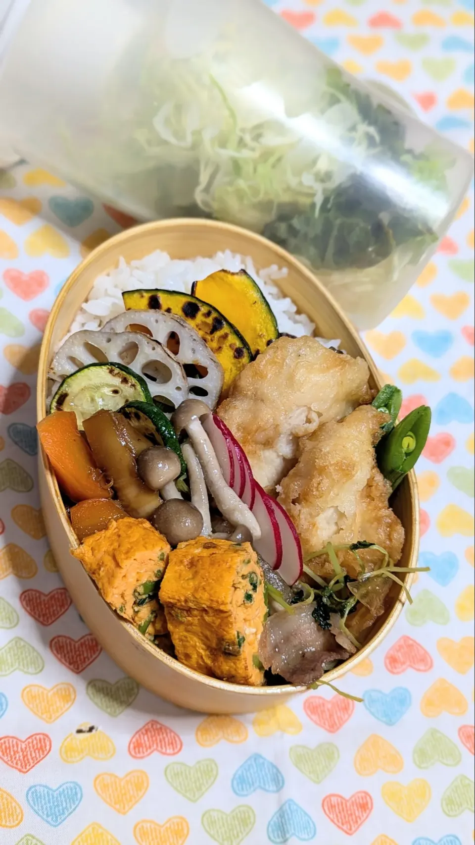 本日のお弁当〜鶏天弁当|f.1125beさん