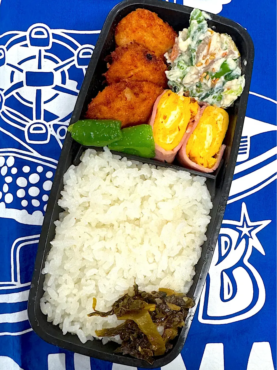 2月6日 ほんの少し積雪の朝 弁当🍱|sakuramochiさん
