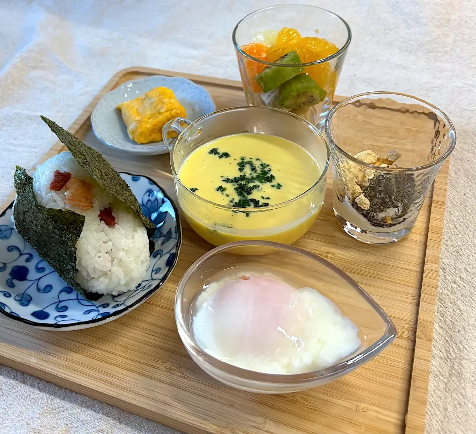 主人の朝ごはん|かっちゃん杉さん