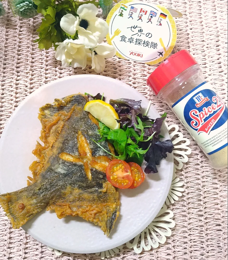 スパイス21deカレイの唐揚げ ·͜·♡|fumiさん