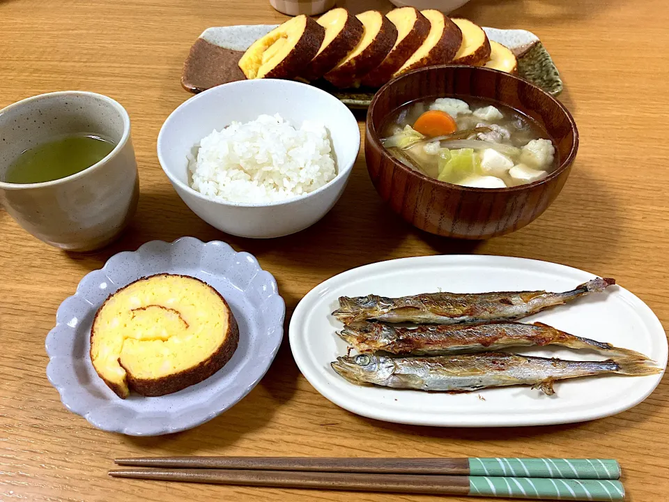 ＊手作り伊達巻き＆ししゃも＆豚汁＊|＊抹茶＊さん