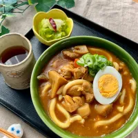 『Fit Dish』鶏肉と根菜の煮込みdeカレーうどん| スイーツポテトさん