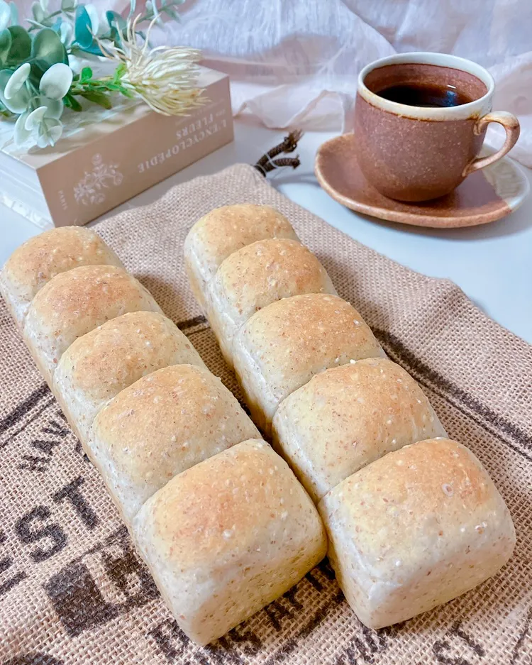 全粒粉入りスリム食パン|mai＊さん