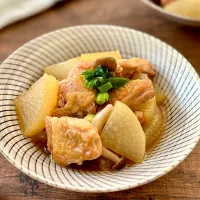 鶏肉と大根のオイスター煮|ちぐあささん