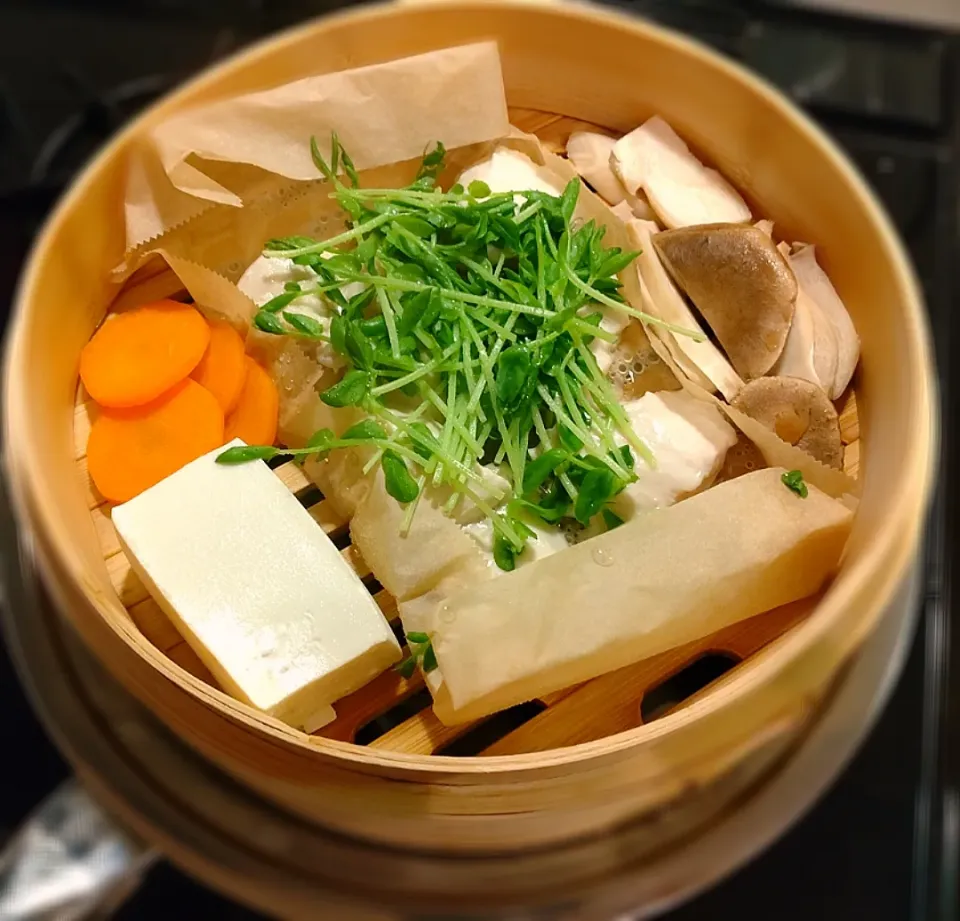 【蒸籠蒸し】下味冷凍の塩糀鶏|みりさん