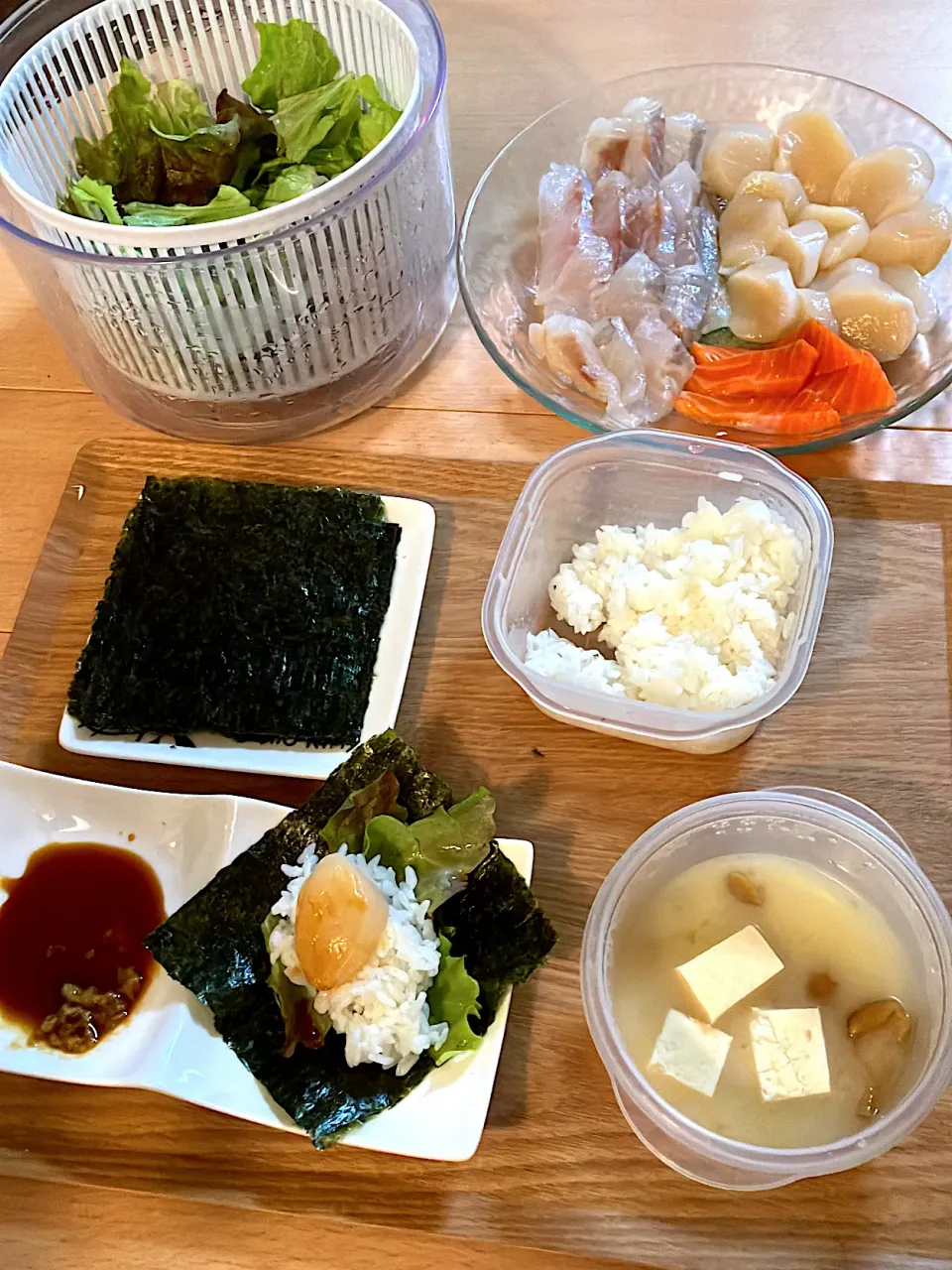 手巻き寿司🙂‍↕️|*あゆ*ご飯記録さん