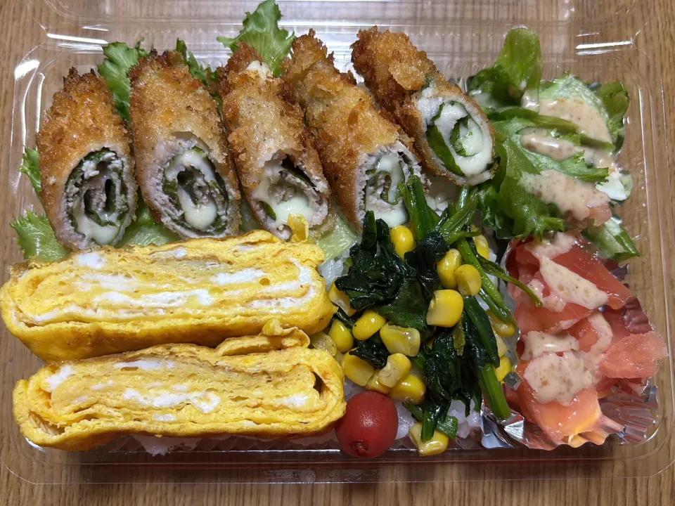 豚肉大葉チーズ巻き弁当|望さん