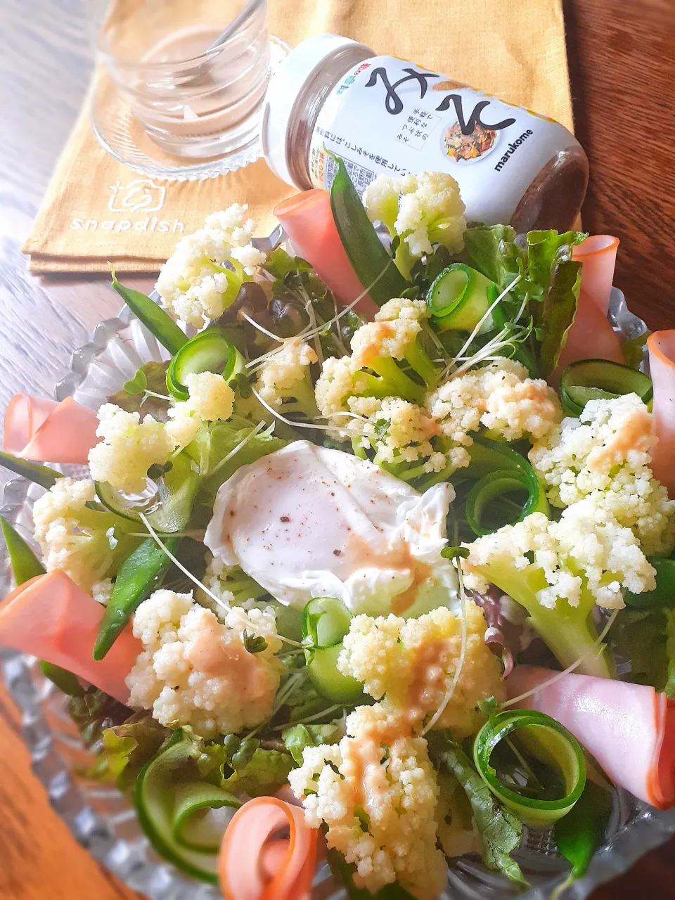 つぶみそドレッシングのサラダ🥗|fumfumさん