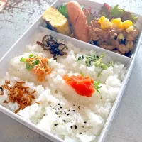 中学生部活男子のお弁当🍱|almostblackさん