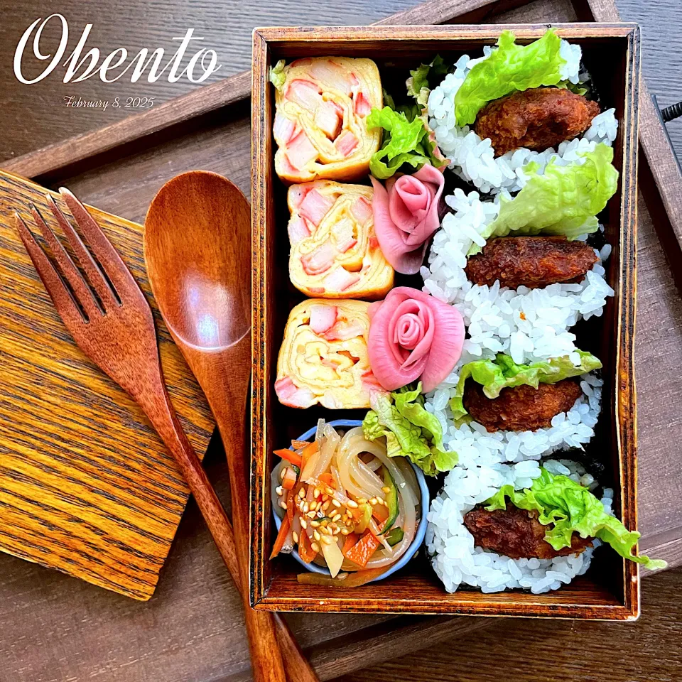 くるりおにぎらず弁当🍱😋|まぁちゃんさん