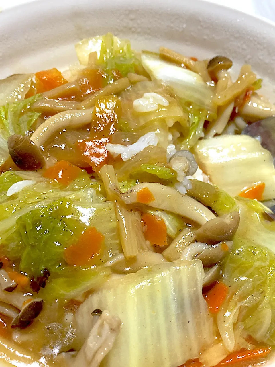 野菜中華丼、ミニサラダ|Ayaさん