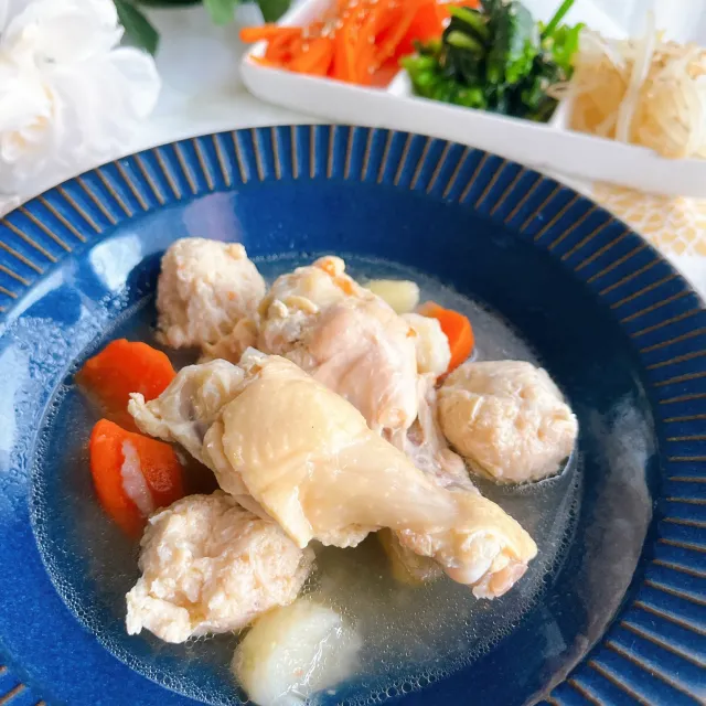 Snapdishの料理・レシピ写真:寒い日には鶏手羽元のポトフ｜続報 第三弾！【SDユーザーさんが絶賛体験中】あなたにぴったりのおかずをお届け「FitDish」のココが好き！