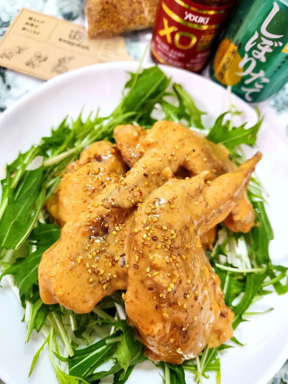 小豆🌼さんの料理 XO醤の贅沢手羽マヨ(^^)d✨|@きなこさん