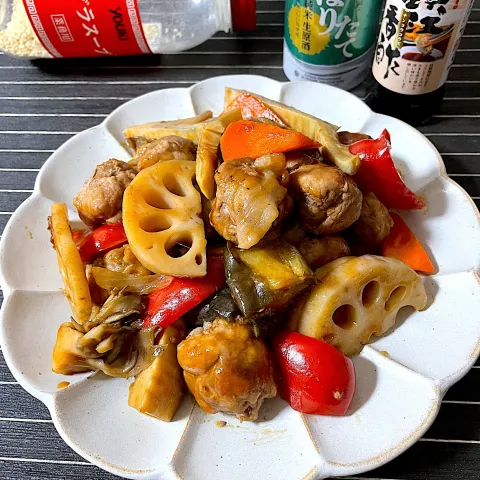 「鎮江香酢」を使ってみたSnapdishの料理・レシピ写真:鎮江香醋で酢豚✨中華と日本酒のマリアージュ✨