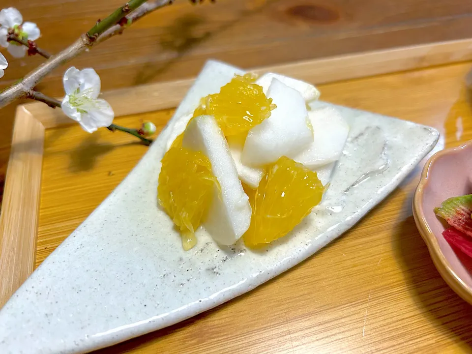 蕪と八朔の和物|n_nさん