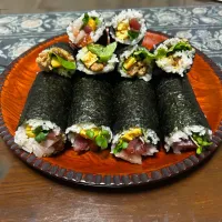恵方巻き　海鮮巻き　肉巻き