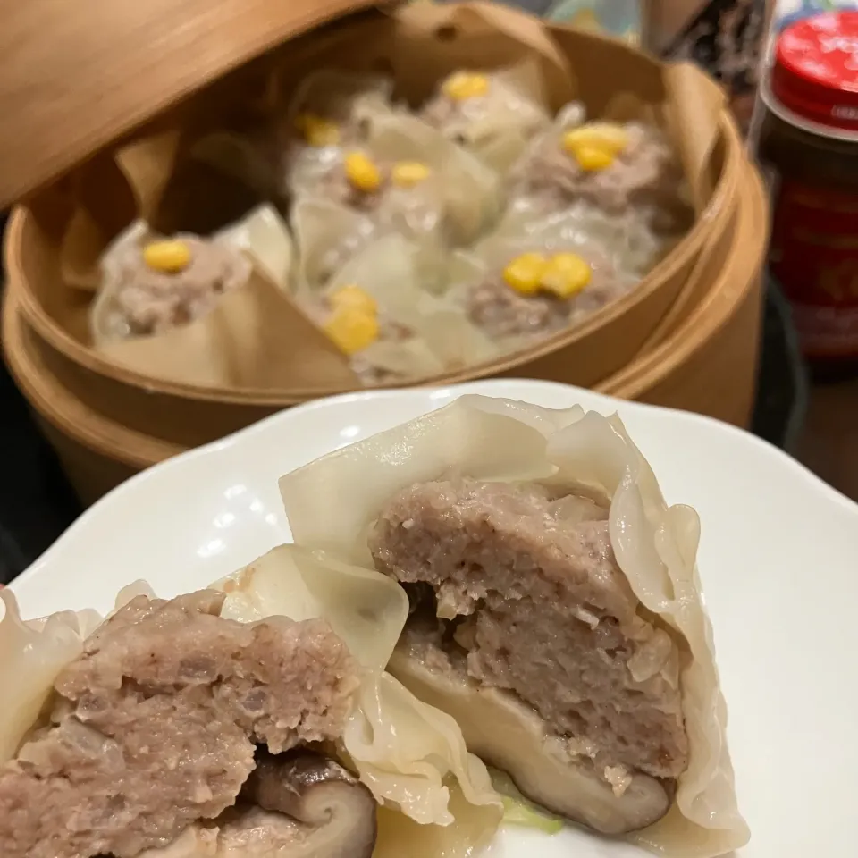 2/10びっくりしないでね〜椎茸ゴロン焼売|あーるさん