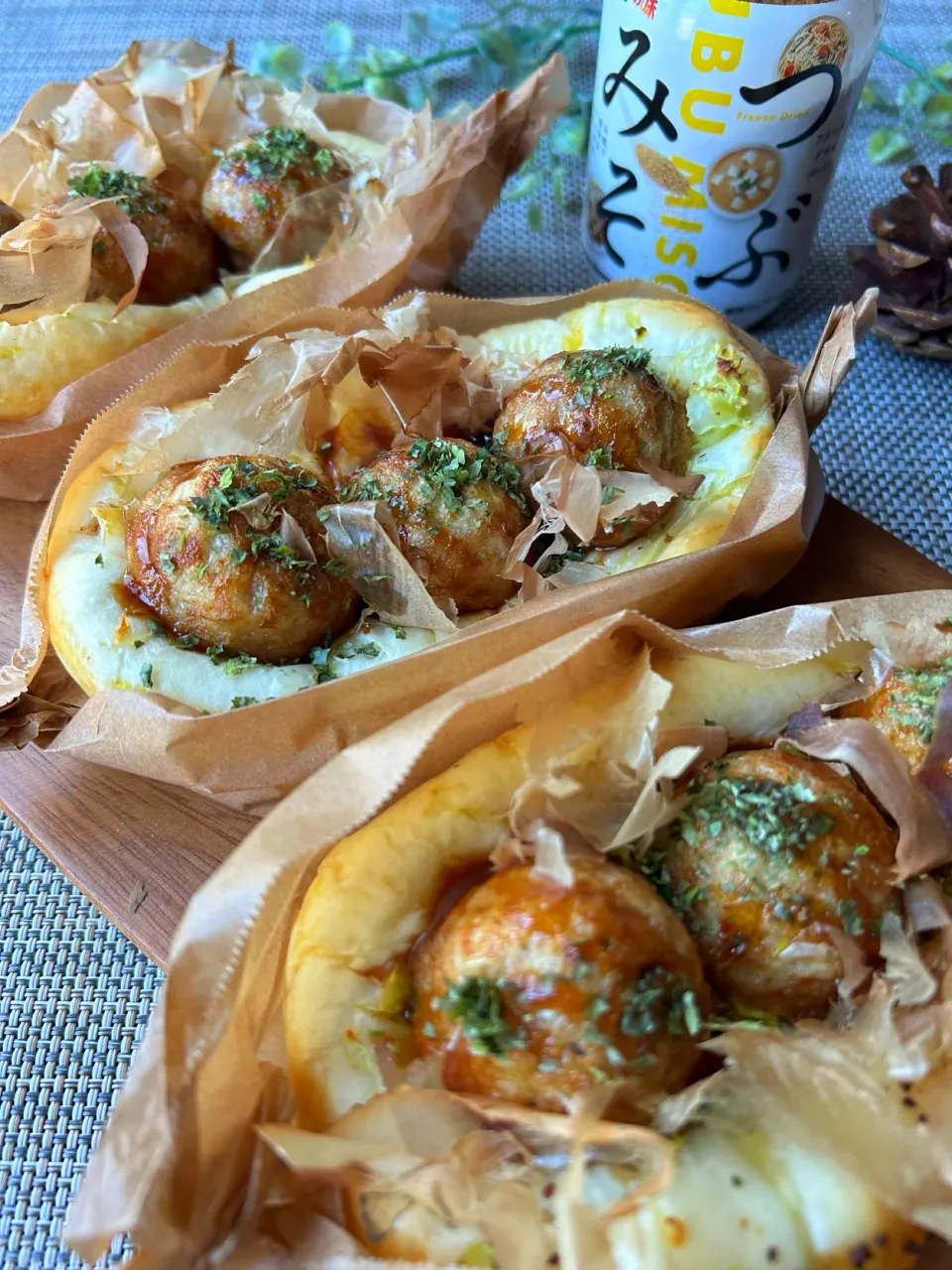 冷凍たこ焼き de お惣菜パン|まなまな♡さん