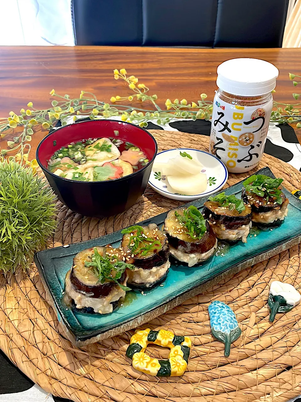 つぶみそを使って茄子のはさみ焼き🍆⭐️☘️|🌼はなちゃん🌼さん