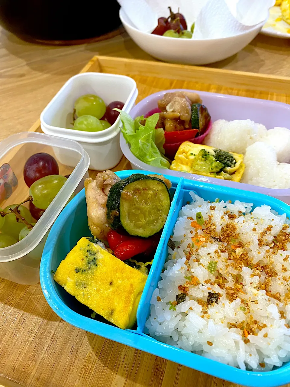 鶏とズッキーニのガリバタ炒め弁当|しばざきまりさん