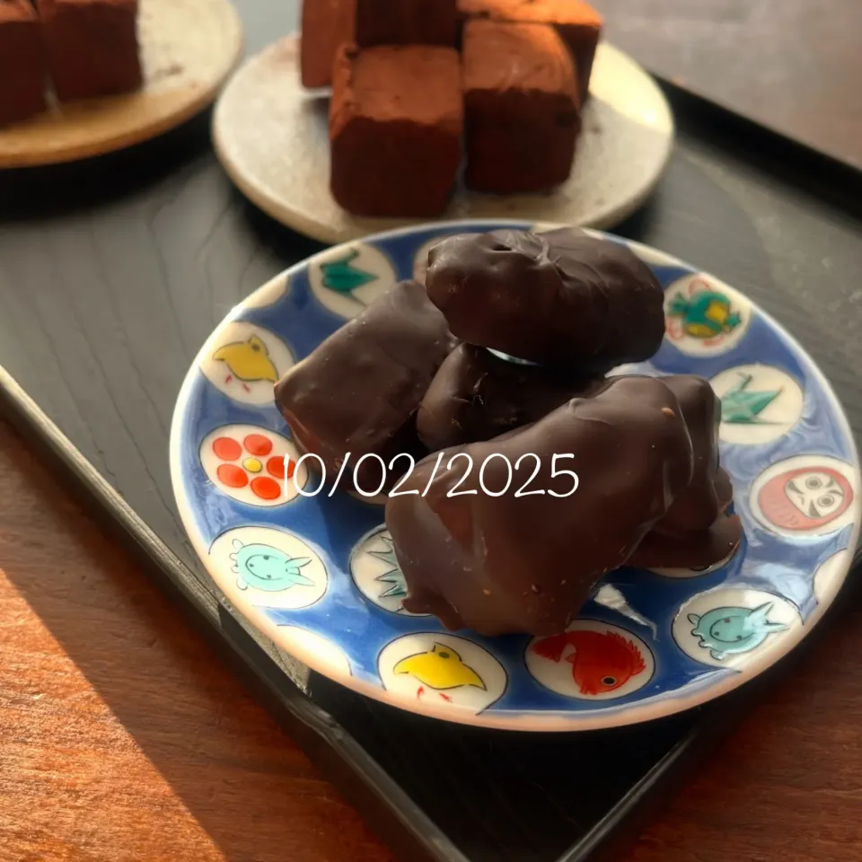 干し柿のブランデーチョコ|友さん