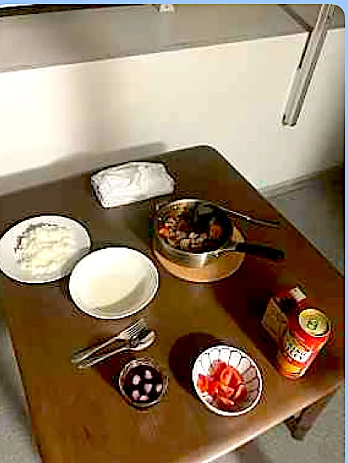 ビーフシチュー　ベランダでおひとり様パーティー　|なびさん