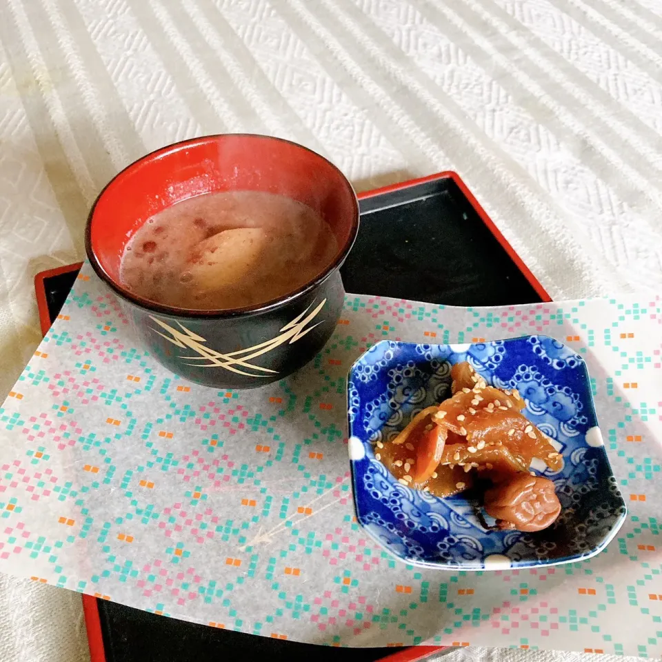 grandmaのおやつ☆ストーブでコトコト...酒粕入りぜんざい|kaoriさん