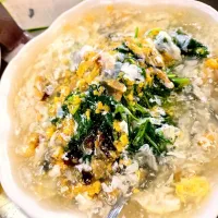 salted egg n century egg spinach|rufvalさん