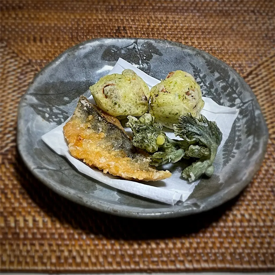 鯵　タラの芽　ちくわチーズ揚げ|Noriyuki Saitoさん