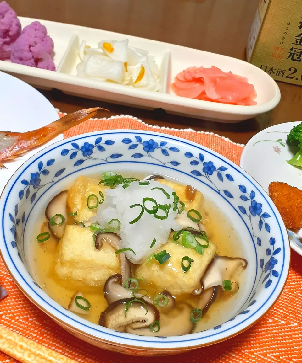 揚げ出し豆腐～✴️|びせんさん