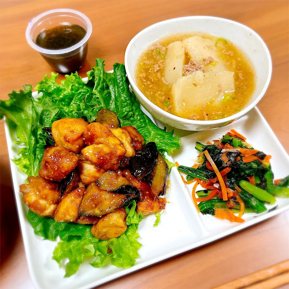鶏となすの旨辛炒め|teritamagoさん