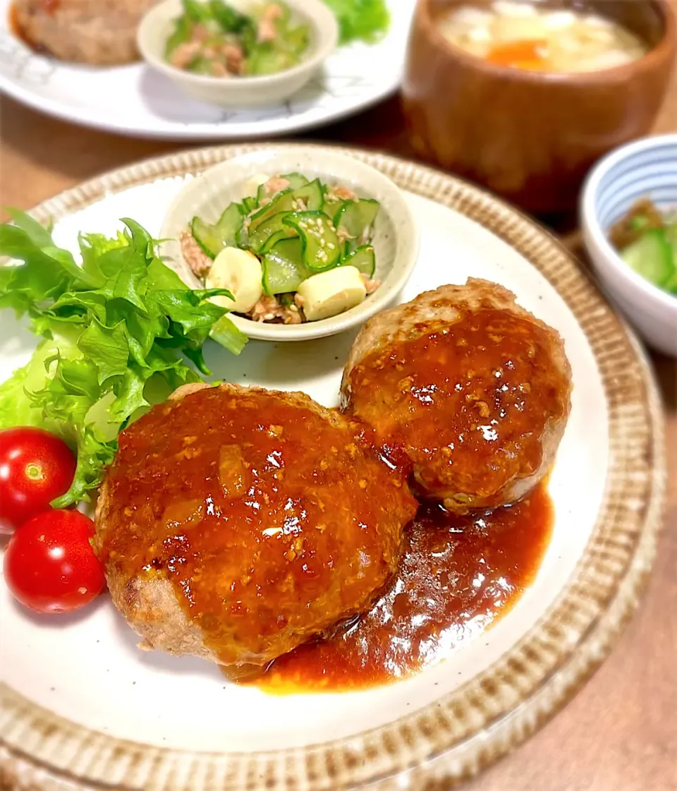 玉ねぎ麹の豆腐ハンバーグ|na.mekoooさん