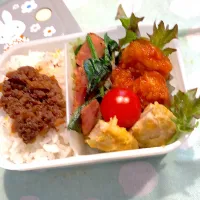 2025.2.11  ＊今日のお弁当＊ベーコンとほうれん草のバター炒め♪|rinrin*mama*さん