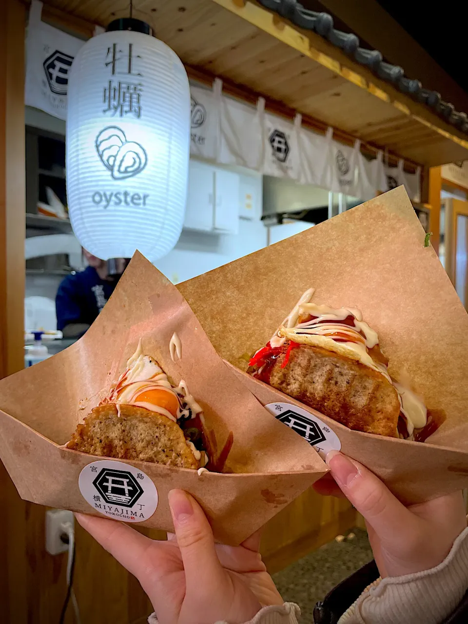 食べ歩きお好み焼き|miki☀︎さん