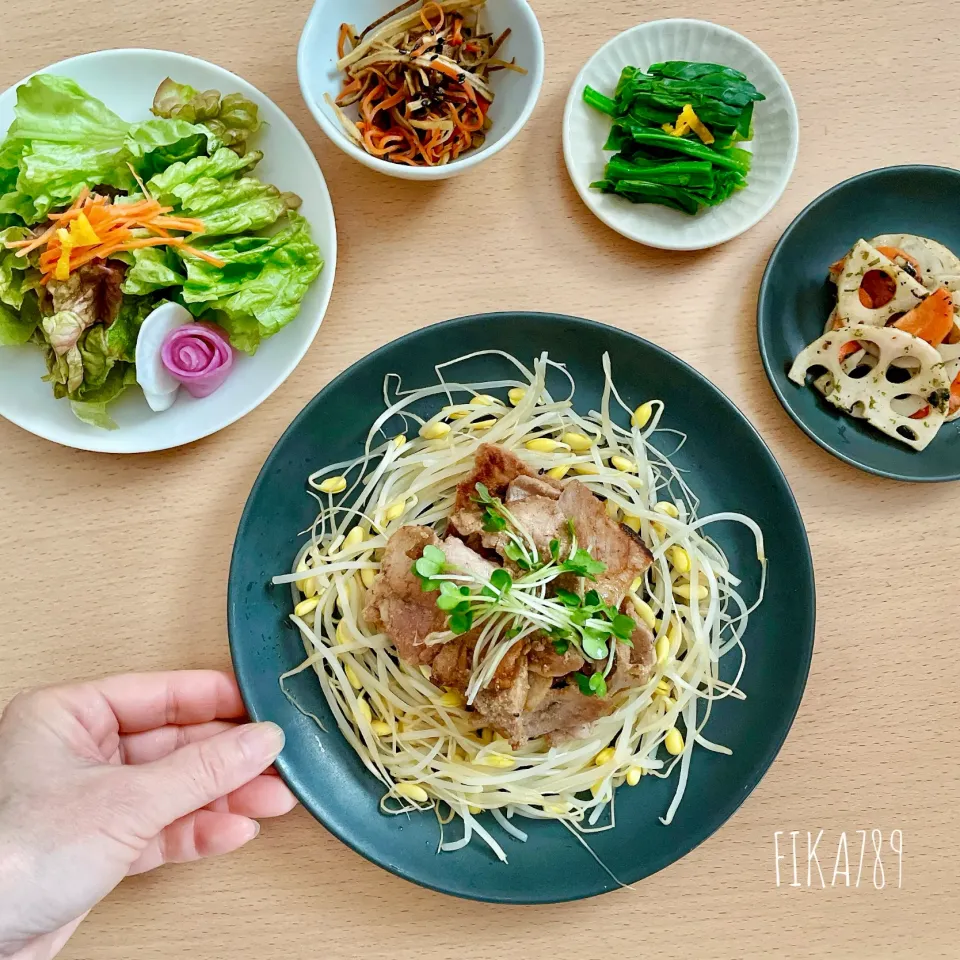 もやしでかさ増し 豚肉の味噌焼き|FIKA789さん