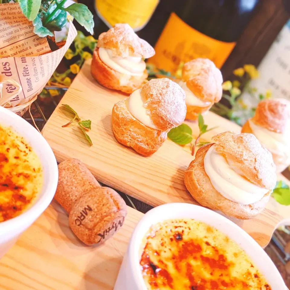 シュークリーム＆クレームブリュレ|ゆーきさん