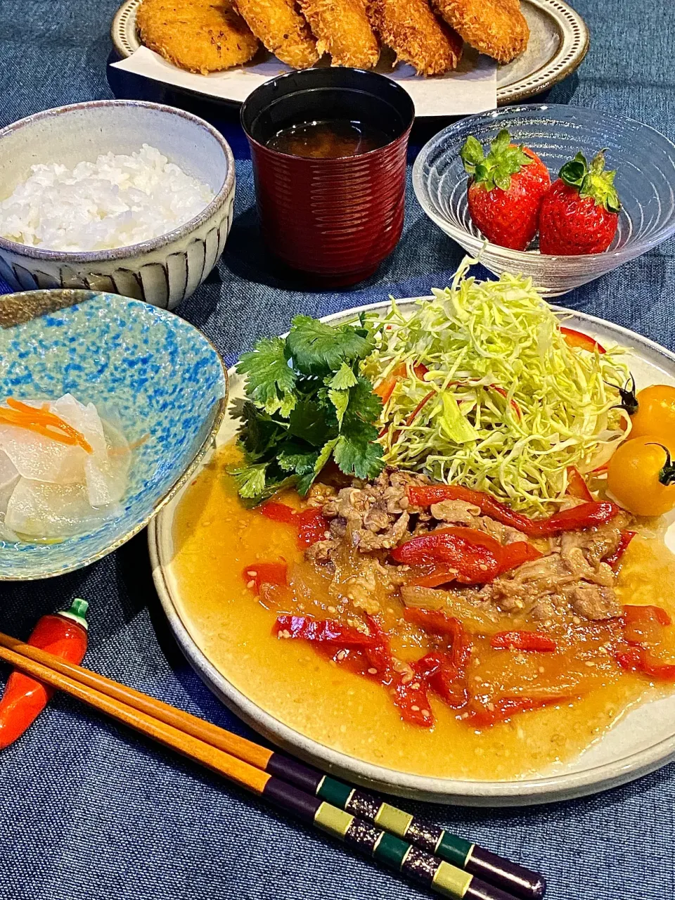 FitDish で晩御飯.𖥔 ݁ ˖|鬼百合さん