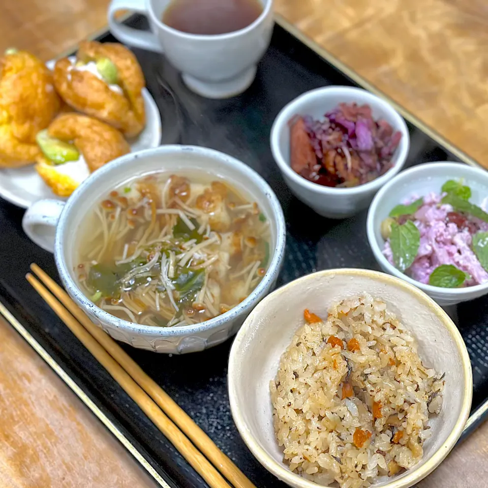 冷蔵庫の後片付け朝食|くまちゃんさん