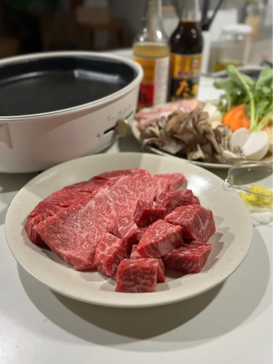 2/11の夕食　キッチンで焼肉！|yoneさん