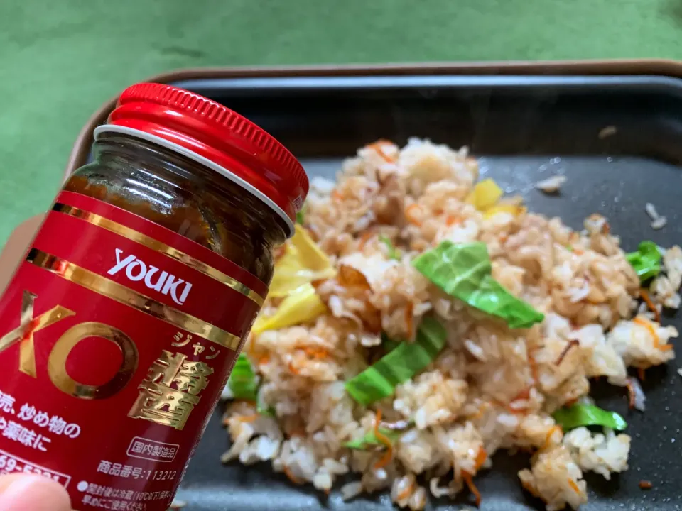 豚バラ肉とキャベツのXO醬チャーハン|そらまめさん