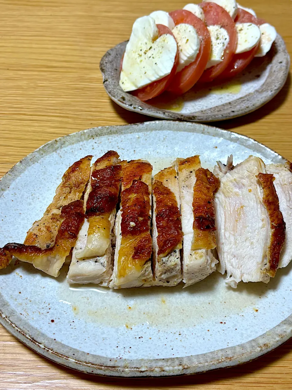 みーぬさんの料理 鶏胸ステーキメインのお夕飯🌛|ゆかｕさん